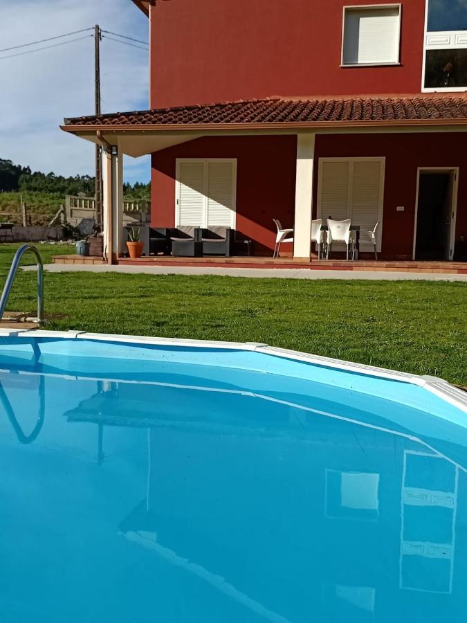 Apartamento En Bloque Vivienda Con Piscina Y Barbacoa A 15 Min De La Playa Meis Екстериор снимка