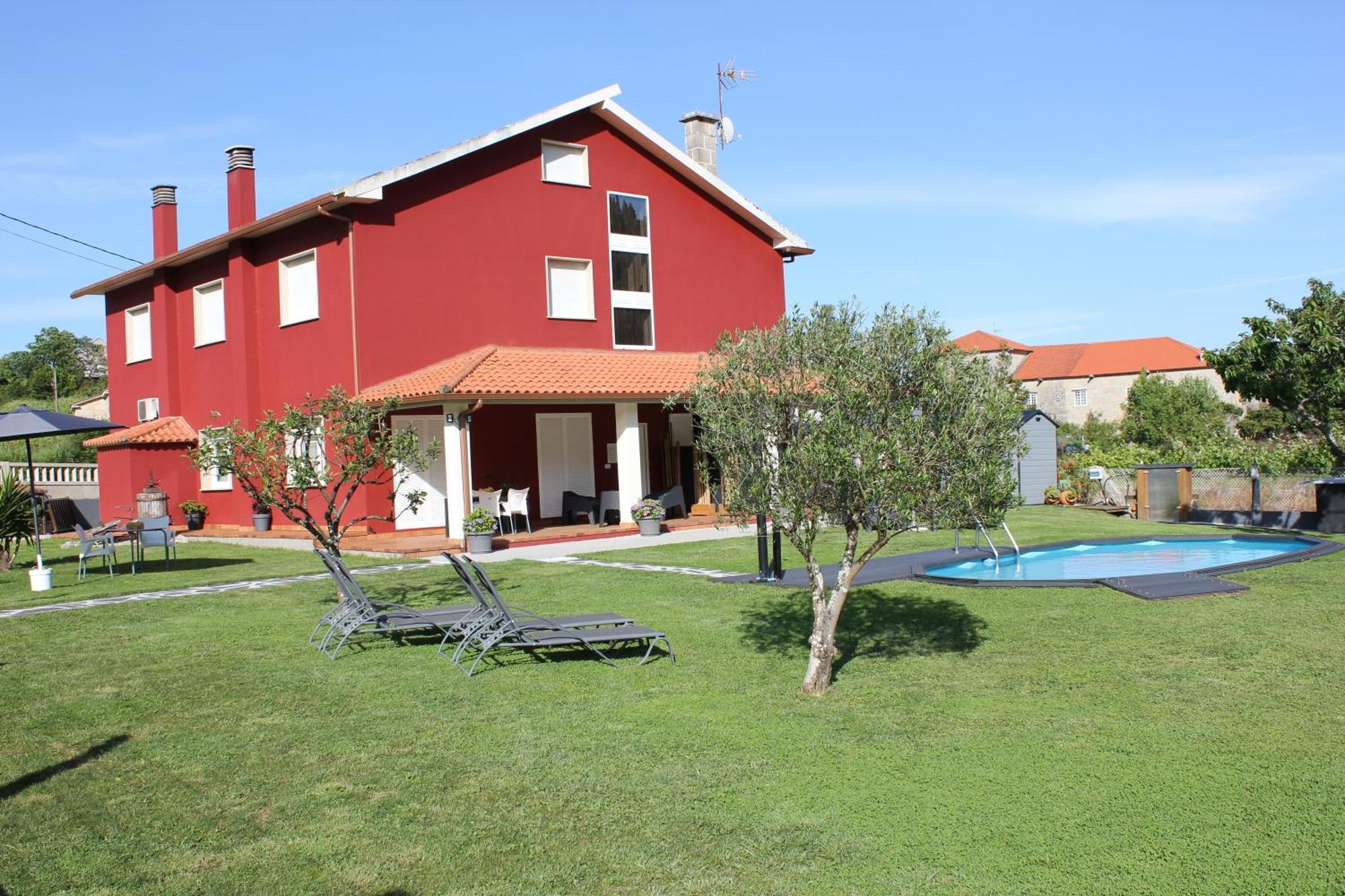 Apartamento En Bloque Vivienda Con Piscina Y Barbacoa A 15 Min De La Playa Meis Екстериор снимка