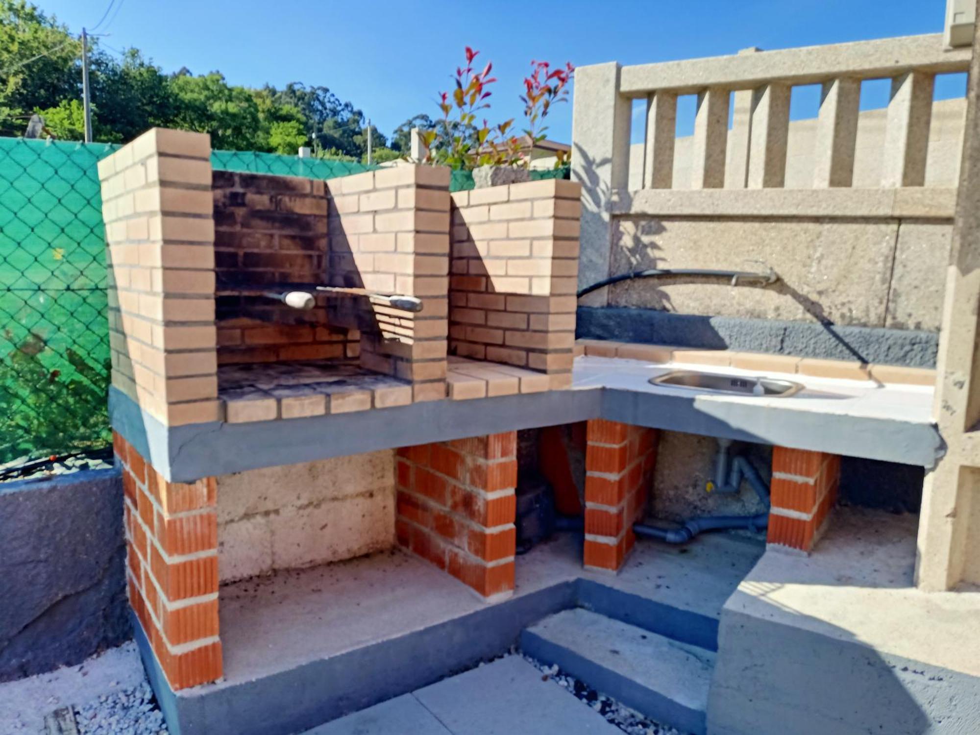 Apartamento En Bloque Vivienda Con Piscina Y Barbacoa A 15 Min De La Playa Meis Екстериор снимка