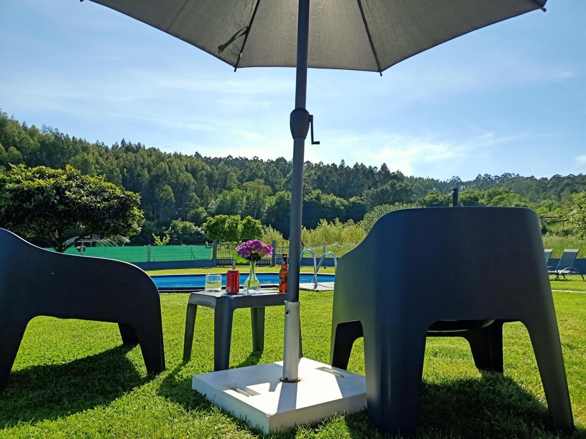 Apartamento En Bloque Vivienda Con Piscina Y Barbacoa A 15 Min De La Playa Meis Екстериор снимка